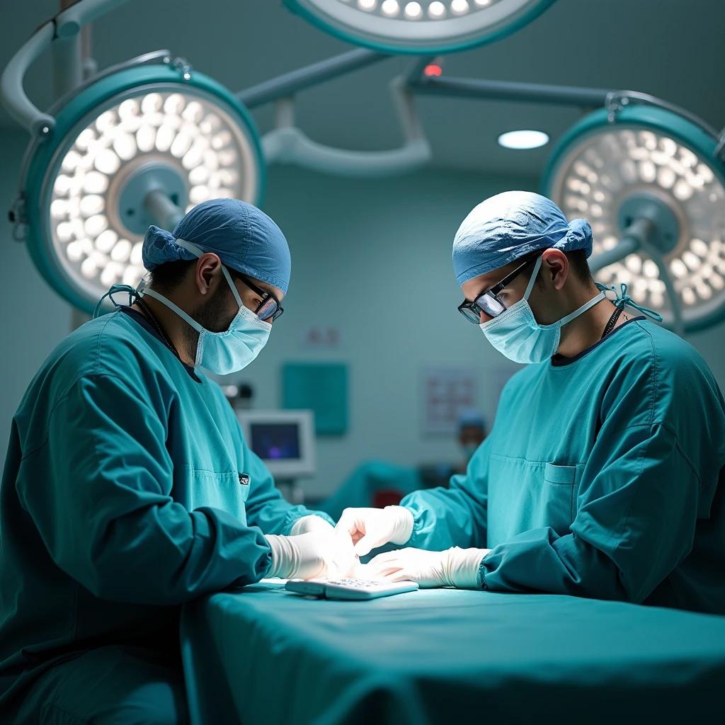 أول عملية روبوت